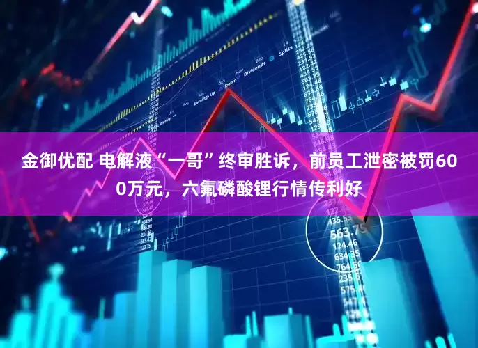 金御优配 电解液“一哥”终审胜诉，前员工泄密被罚600万元，六氟磷酸锂行情传利好